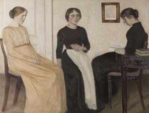 Drie jonge vrouwen