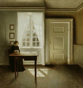 Interieur met een dame, 1901