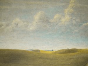 Landschap (zicht op Refsnaes) (detail)