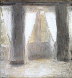 De eetkamer in het huis van de kunstenaar in Frederiksberg Allé, Kopenhagen door Vilhelm Hammershoi