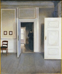 Vrouw in een Interieur, Strandgrade 30, 1901