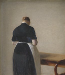 Vrouw gezien van achteren
