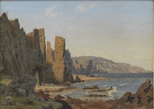 Een Rotsachtige Kust. Rø, Bornholm