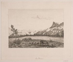 Berggebied in Tirol door Vilhelm Kyhn