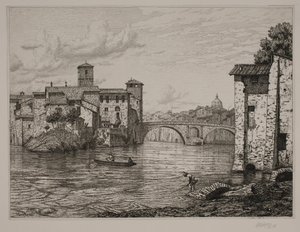Partij bij Ponte Rotto in Rome
