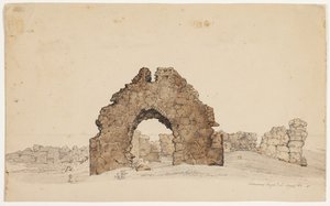 Salomons kapel. Bornholm door Vilhelm Kyhn