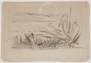 Landschap met Agave. Zuid-Frankrijk door Vilhelm Lundstrøm