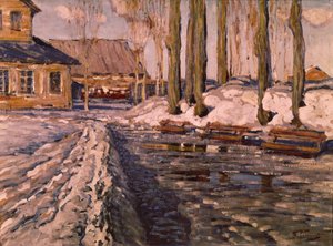 In de Tsarentuin Keizardarzu, 1914 door Vilhelms Purvitis