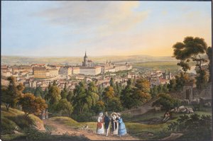 Praagse Kasteeldistrict Hradcany, ca. 1830
