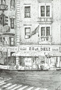 55th straat New York door Vincent Alexander Booth