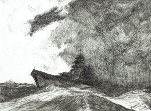 Bismarck uit de storm, 2002 door Vincent Alexander Booth