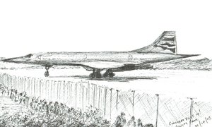 Laatste landing van Concorde, 2003 door Vincent Alexander Booth