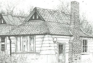 Poorthuis bij Osborne huis, 2008 door Vincent Alexander Booth