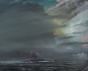HMS Hood 1941, 2014 door Vincent Alexander Booth