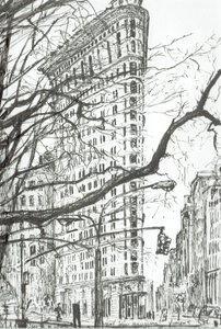 New York Flat Iron Gebouw door Vincent Alexander Booth