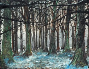 Hert en Renner Lyme Park, 2016 door Vincent Alexander Booth
