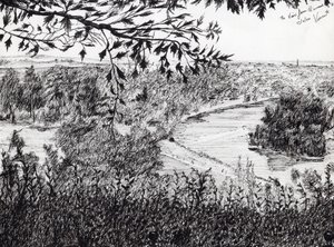 Uitzicht vanaf Richmond Hill Londen, 2004