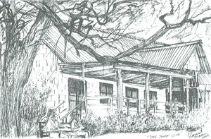 Yachtclub bij Lake Naivasha, Kenia door Vincent Alexander Booth