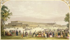 Grote Tentoonstelling, 1851: uitzicht op het gebouw ontworpen door Joseph Paxton, architect
