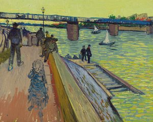 Le pont de Trinquetaille, 1888 door Vincent van Gogh