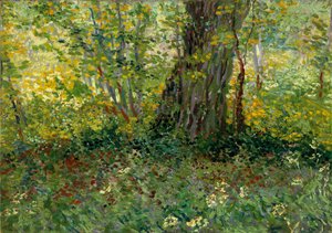 Sous-bois Underwood, 1887 door Vincent van Gogh