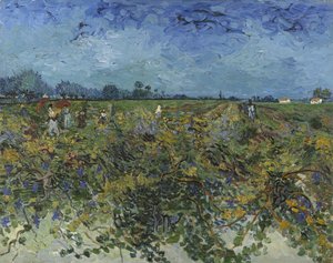 De groene wijngaard door Vincent van Gogh