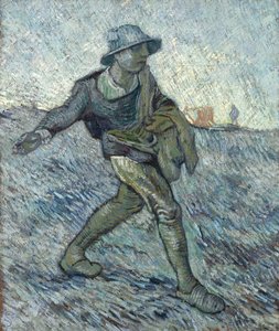 De zaaier naar Millet, 1890
