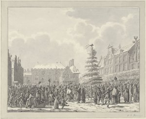 Omwenteling te Haarlem, 19 januari 1795 door Vincent Jansz. van der Vinne