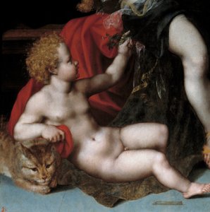 Jupiter als satyr met Antiope en haar tweelingen (detail)