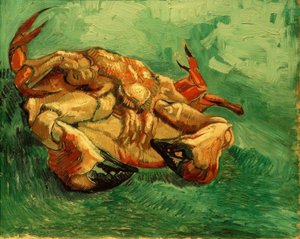 Op de rug liggende kreeft door Vincent van Gogh