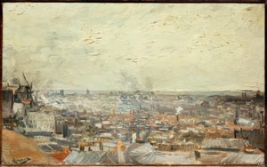 Uitzicht op Parijs vanaf Montmartre