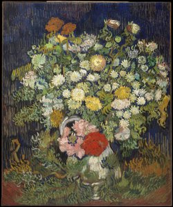 Boeket bloemen in een vaas