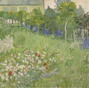 De tuin van Daubigny door Vincent van Gogh