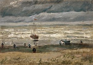 Dutch: Zeegezicht bij Scheveningen View of the Sea at Scheveningen door Vincent van Gogh