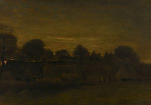 Boerendorp bij Schemering