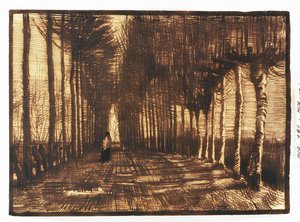 Figuur op een weg, 1884
