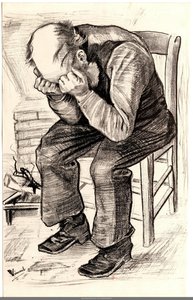 Gogh - Op de drempel van de eeuwigheid, NUM EM VAN GOGH 3 door Vincent van Gogh