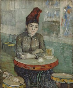 In het café. Agostina Segatori in Le tambourin, 1887-1888