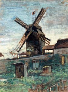 Le Moulin de Blute fin (een van de twee molens van de Moulin de la Galette)