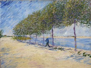 De kades van de Seine, Parijs door Vincent van Gogh
