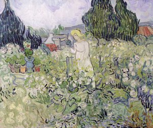 Mademoiselle Gachet in haar tuin in Auvers-sur-Oise door Vincent van Gogh