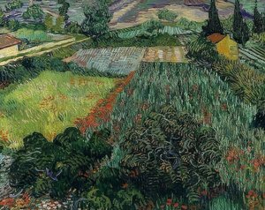 Klaprozenveld door Vincent van Gogh