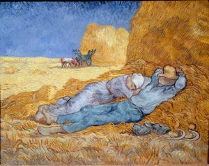 Middag, of De Siësta door Vincent van Gogh