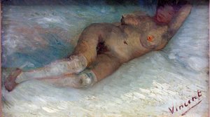 Liggend naakt door Vincent van Gogh