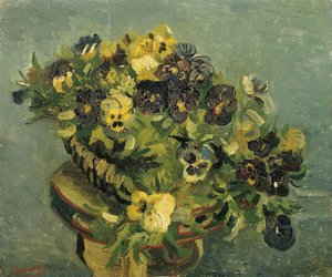 Mand met viooltjes door Vincent van Gogh