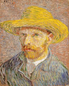 Zelfportret met een Strohoed keerzijde: De Aardappelschiller, 1887 door Vincent van Gogh