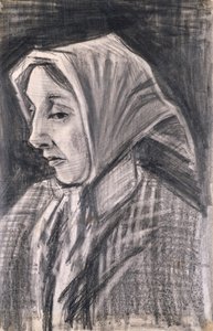 Sien, naar links gericht door Vincent van Gogh