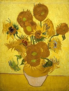 Zonnebloemen. Arles, januari 1889