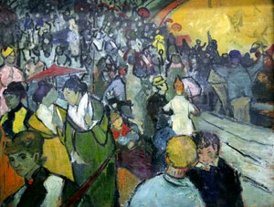 De Arena in Arles, 1888 door Vincent van Gogh
