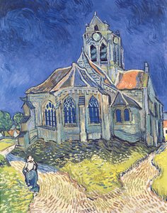 De kerk van Auvers-sur-Oise door Vincent van Gogh